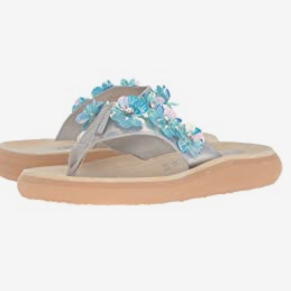 Rocket Dog Blue Floral Sandals